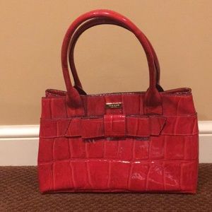 Kate Spade Red Patent Leather Tote